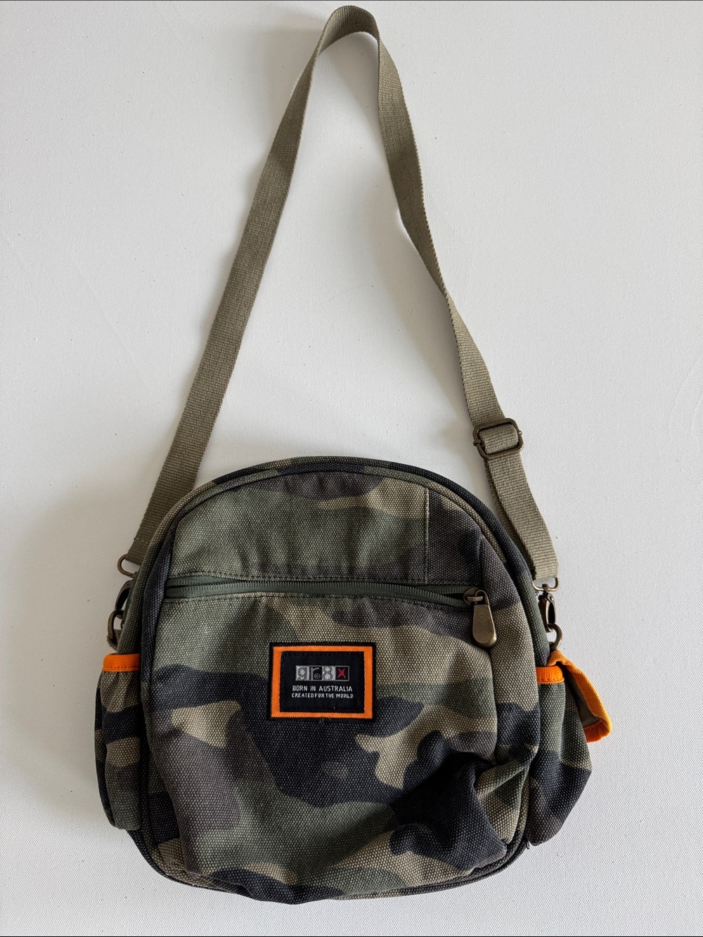 Vintage Gr8x Camo Crossbody Utility Bag - Gorpcore / Streetwear